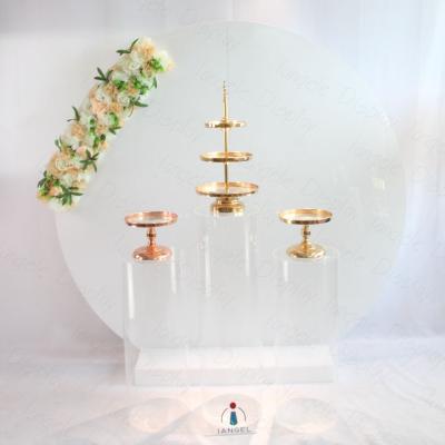 China For Exhibitions Events Wedding Iangel Hot Selling Custmizationg Clear Acrylic Pedestal Stand for sale