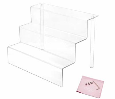 China Morden Iangel Hot Selling Stand Tube 3-Layer Acrylic Display Stand, Suitable for Desserts and Dolls for sale