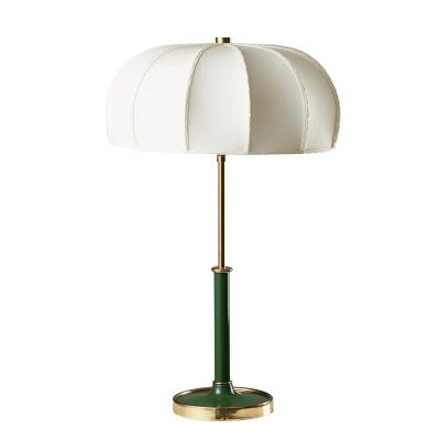 China Modern wholesale designer lamp table art fabric living room factory bedroom study model bedside lamp for sale