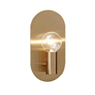 China Modern Nordic Simple Creative Wall Lamp Metal Wind Living Room TV Wall Bedroom Bedside Wall Lamp Corridor Porch Study Wall Lamp for sale