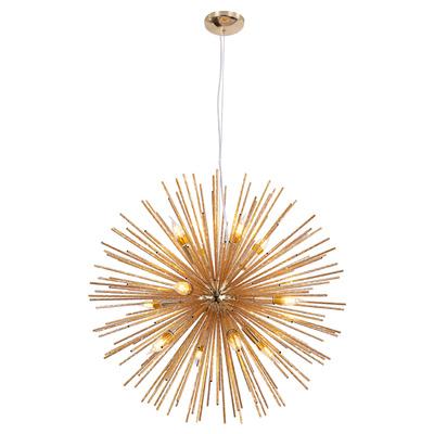 China American Modern Postmodern Light Luxury Single Lamps Living Room Gold LED Chandelier Dining Room Bedroom Hotel Ball Chandelier for sale