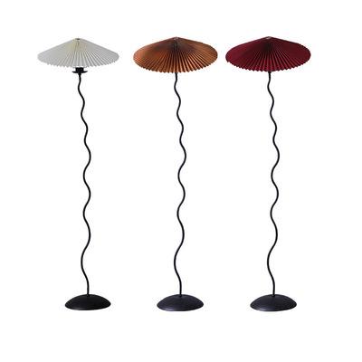 China Factory wholesale 2021 modern floor lamp decorative north new 100 bedroom pleated bedside lamps for sale