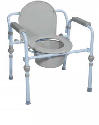 China Commode chair, STEEL COMMODE CHAIR, CONVENIENT FOR TRANSPORTION, FORLDABLE AND OUTDOOR for sale