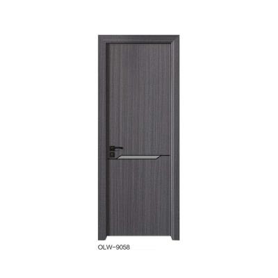 China European and American style durable high quality all-aluminum interior doors flat finished color household doors for sale