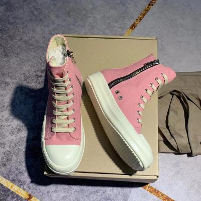 China Large Size Anti-odor Women Ankle Boots Breathable Canvas Wide Maga Lace Up Fashion Female Sneakers Original Quality D50 for sale