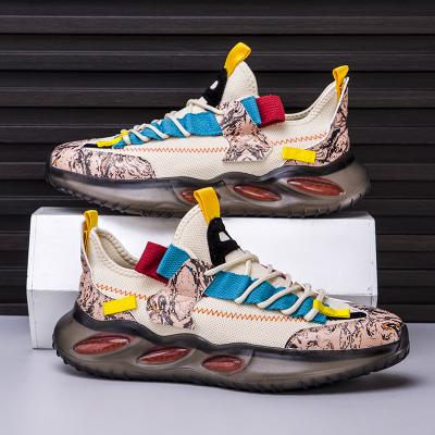 China Men's shoes Anti-odor 2021 new summer breathe freely to fly woven shoes to shape personality, 