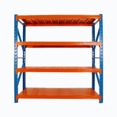 China Bule Hot Selling 2022 HUAWU Corrosion Protection Or Gray Light Duty Warehouse Storage Rack Shelf for sale