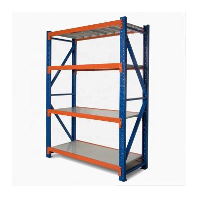 China HUAWU Corrosion Protection Factory 2000X600X2000mm Steel Decking Q235 Warehouse Storage Rack Shelf for sale