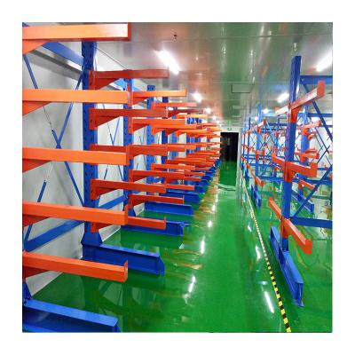 China Corrosion Protection Steel Double Side Warehouse Storage Cantilever Rack for sale