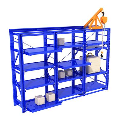 China Industrial Corrosion Protection And Widely Used Sliding Workshop Mold Rack Shelf for sale