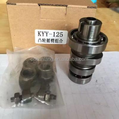 China KYY125 Motorcycle Engine Parts Rocker Arm Steel Camshaft for sale