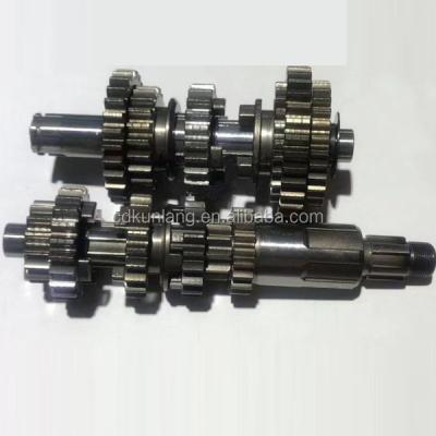 China CB250 Steel Dirt Bike Motorcycle Transmission Gearbox Main And Counter Shaft for sale