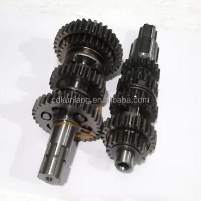 China CG125 CG150 Steel Fifth Gear Motorcycle Transmission Gearbox Main And Counter Shaft for sale