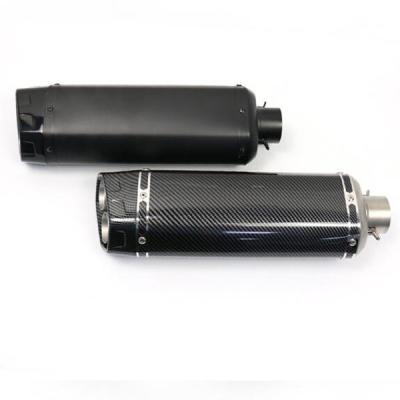 China Stainless Steel 51mm Universal Motorcycle Double Hole Exhaust Motocross Exhaust Muffler Scooter For KTM X-ADV PCX for sale