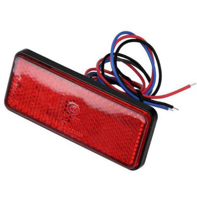 China PVC 1PCS 24LED Motorcycle LED Brake Light Reflector Motorcycle Stop Light Moto Tail Light 12V for sale