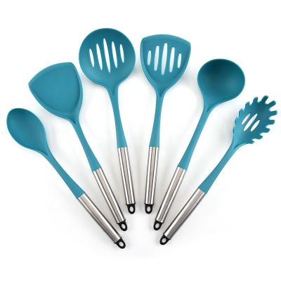 China Good Quality Viable Colorful Nylon Kitchen Utensils Set of 6 for sale