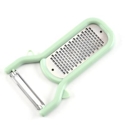 China Hot Selling Stainless Steel Fruit Peeler Multifunctional Tools Slicer Viable Vegetable Cheese Graters for sale