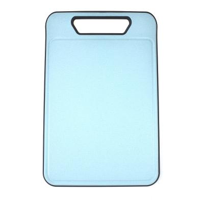 China Viable Wheat Straw Kitchen Plastic Cutting Boards with Juice Groove, BPA free, Anti-rust, non-slip edges for sale