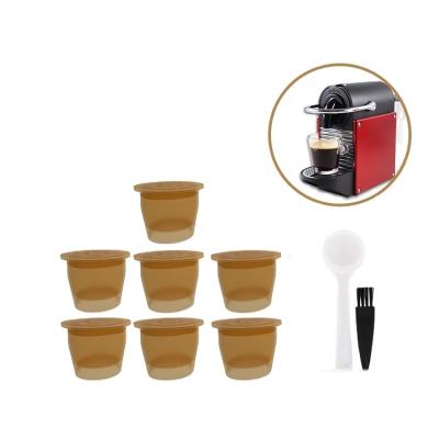 China Sustainable Portable Nespresso Coffee Machine Reusable Multi Storage Packaging Empty Silicone Coffee Capsules for sale