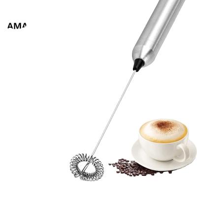 China Wholesale Viable Rechargeable Handheld Electric Milk Frother Handheld Automatic Coffee Foamer Coffee Foamer for sale