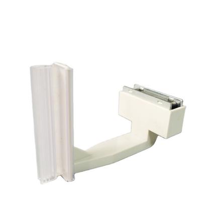 China Plastic Promotion Gondola Shelf Price Tag Refrigerator Data Strip Shape Clip Label Holder For Retail for sale