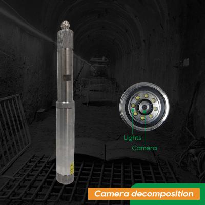 China Single 50mm Borewell Waterproof Camera Deep Well Inspection Precise Positioning Te koop