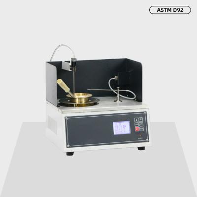 Cina norma dell'attrezzatura di prova del petrolio 650W SY-3536-1 Cleveland Open Cup Tester ASTM D92 in vendita