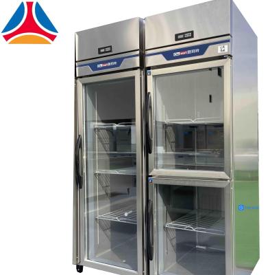 China Hotel Large Capacity Vertical Double Door Fresh-keeping Cabinet for sale