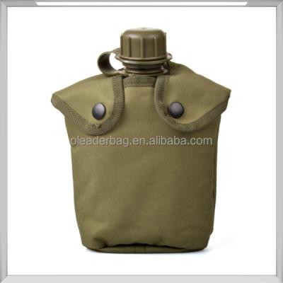 China Outdoor Army Military Water Bottle Drinks Container With Canteen And Nylon Carrying for sale