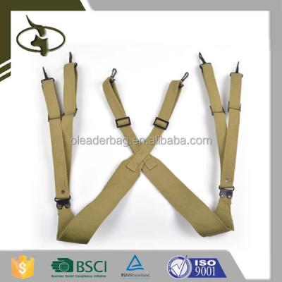 China Korean Stick Holster Canvas Shoulder Straps Pack Military Suspenders For Army for sale