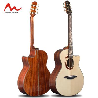 China AW-T2AD1 Style Flawless High Quality Taylor Inch 41 Inch Acoustic Guitar OEM Solid Fir for sale