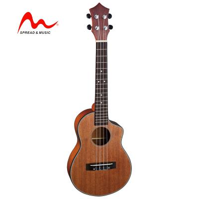 China Popular Selling 27 Inch Ukulele Matte Mahogany Plywood Ukulele Musical Instruments for sale