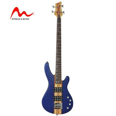 China Ash neck thru body 4 bass electric double bass guitar for wholesales EB-29 for sale