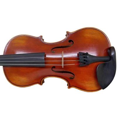 China Flawless Factory Supply High Quality Different Sizes Flamed Glossy Maple Professional Violin With Case/Bow/Rosin for sale