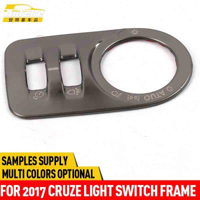 China Cruze Front Inner Head Light Lamp Switch Frame Cruze Stainless Steel Lamp Switch Frame 2017 Stainless Steel Anteke for sale