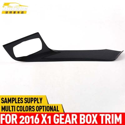 China ABS Anteke For 2016 ABS Chrome Gear Box Trim X1 Gearbox Cover Frame Decoration Trim Sticker Car Interior Center Styling for sale