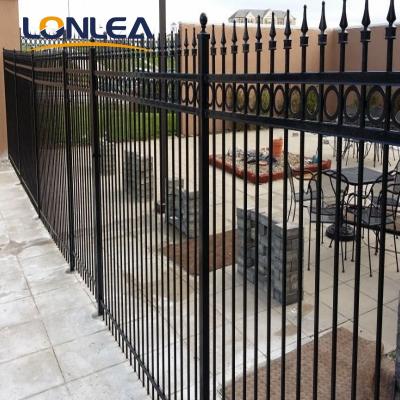 China Factory directly easily assembled stainless steel fence/steel/galvanized steel fence fence with cheap price for sale