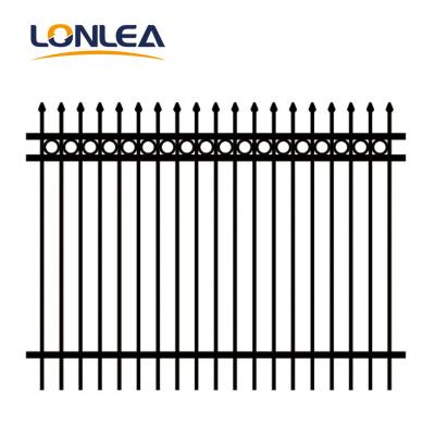 China Easily Assembled Custom Easily Assembled Security Aluminum Metal Slat Low Wall Panels Aluminum Fence for sale