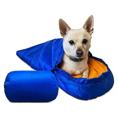 China Outdoor Camping Travel Dog Sleeping Bag Pet Waterproof Portable Sleeping Bag for sale