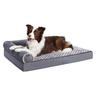 China Hot Selling Best Selling Large Egg Crate Custom Waterproof Inner Foam Stocked Orthopedic Pet Dog Bed for sale