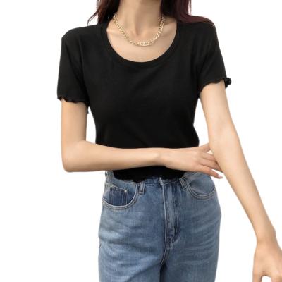 China Short sleeve T-shirt training t-shirt women's sportswear cotton slim fit women's t-shirt basic Chinese style short sleeve supplier for sale