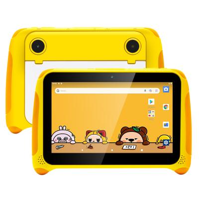 China Boxchip Q707 Soft 7 Inch Android 7 11 Dual Cameras Quad Core Cartoon Dog Watching Children Learning Tablet for sale