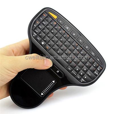 China ERGONOMIC Air Mouse N5903 2.4GHz Mini Radio Frequency Wireless Keyboard with Touchpad for Android TV Box for sale