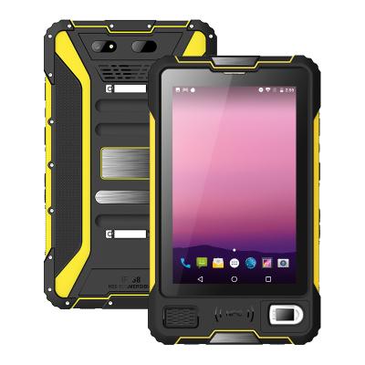 China 8 Inch Waterproof Touch Screen IP67 Waterproof To Open Fingerprint Scanner PDA NFC 2D Barcode Scanner Dual SIM Card Rugged Tablet PC for sale