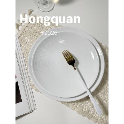 China Sustainable Low Price Ceramic Bowls Plates Fine Cookware Dinnerware Sets Porcelain Ceramic Elevated Dinner Sets For Home Restaurant for sale