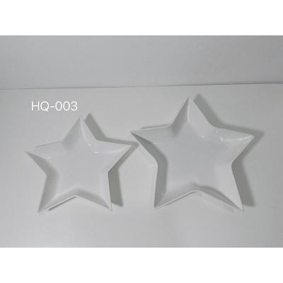 China Star Shape Sustainable Cute Ceramic Appetizer Plates Sauce Dish Serving Dish For Home Kitchen Restaurant for sale