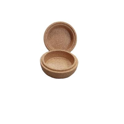 China Custom Eco-Friendly Jewelry Sotrage Box Cork Necklace Ring Gift Round Jewelry Storage Boxes Earrings Bracelet Packaging Box for sale