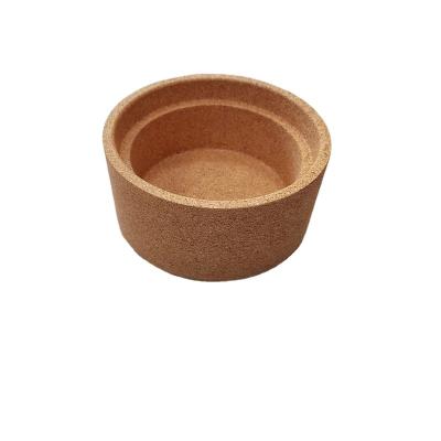 China Office Storage Wholesale Cork Storage Box Desktop Organizer Pen Card Boxes Multifunctional Cork Basin for sale