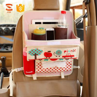 China High Quality Durable Cute Back IPAD Tray Table For Kids Foldable Car Seat Cartoon Car Backseat Organizer for sale