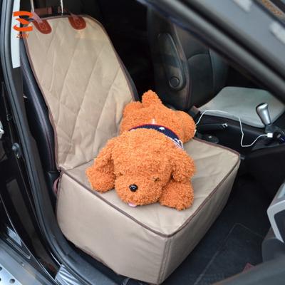 China Viable 2 In 1 Delux Pet Travel Accessories Waterproof Folding Dog Car Front Seat Cover For Cars for sale